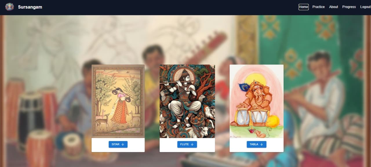 Sursangam - Music Learning Platform